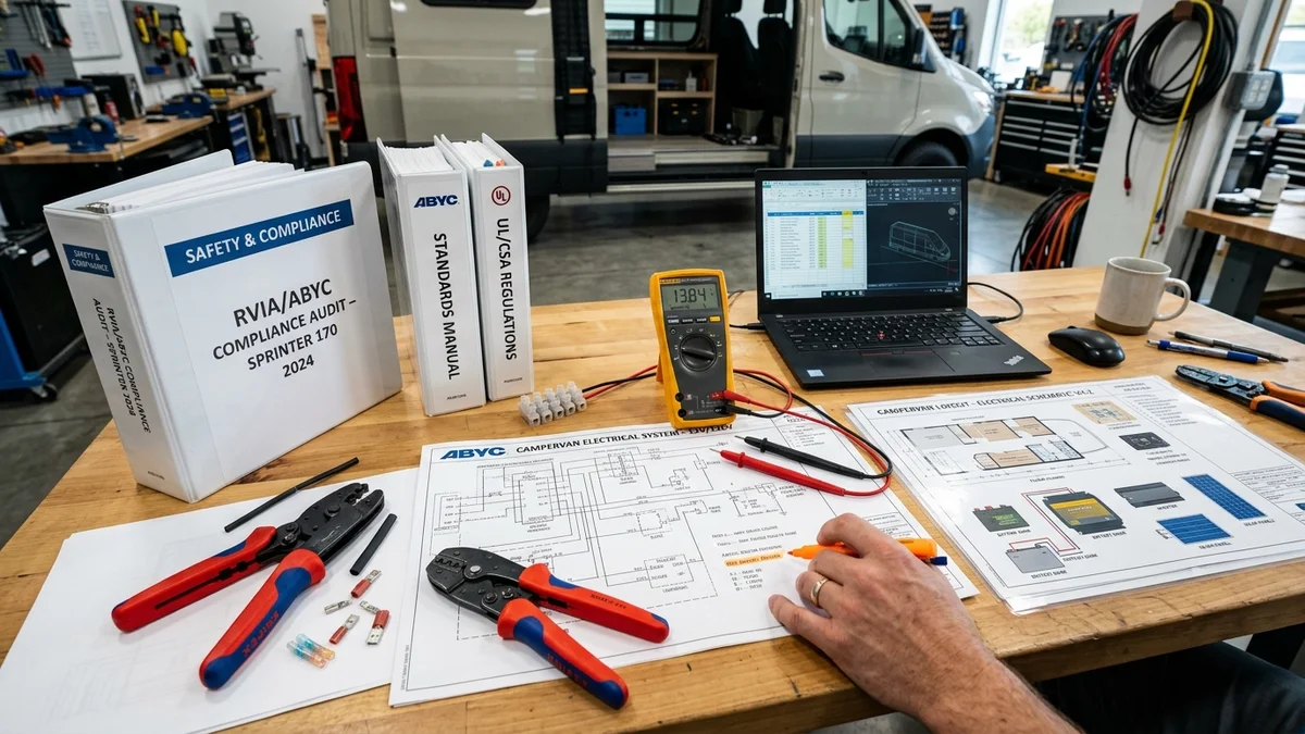 ABYC and RVIA Campervan Engineering Safety Standards & Schematics Review